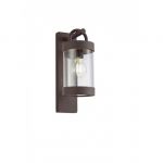 Trio Leuchten 204160124 Sambesi Applique murale d'extérieur en fonte d'aluminium et acrylique Transparent 1 x E27