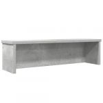 &Eacute;tag&egrave;re de cuisine empilable gris b&eacute;ton 60x15x16 cm