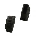 Tubesca Sabots caoutchouc pour échelles - montant 79,5 x 22 mm - 1 paire