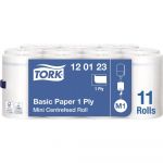 Tork 120123 Papier d’essuyage Universal - Blanc - 1 pli - lot de 11 rouleaux - 11 x 120 m