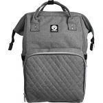 Dooky Diaper Backpack Baby Large Sac &agrave; dos &agrave; langer pour nouveau-n&eacute;s (sac &agrave; langer avec matelas &agrave; langer, facile &agrave; attacher, 7 compartiments, multifonctionnel), Gris M&eacute;lange