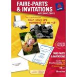 Avery-Zweckform C2351-20P - Faire-Parts & Invitation + enveloppes A5, blanches + étiquette adresse (20 feuilles / cdt)
