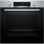 Bosch Four intégrable Ecoclean SER4 - HBA534BS3F - Inox - 71 L - Classe énergie A+ - 59,5 x 59,4 x 54,8 cm