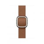 Apple Bracelet 42 mm - Large Boucle moderne caramel