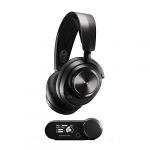 SteelSeries Arctis Nova Pro Wireless - Casque gaming multi-système - Haut-parleurs Hi-Fi - Élimination du bruit de fond - Système d’alim Infinity - PC, PS5, PS4, Switch, Mobile