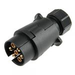 AS - Schwabe Prise m&acirc;le pour remorque 60462 [extr&eacute;mit&eacute;s de c&acirc;ble ouvertes - prise m&acirc;le 7 plots]