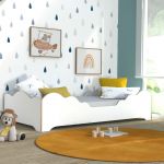 MATELSOM Lit FLOCON 90x190 cm + sommier /Blanc