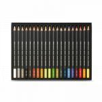 Caran d'Ache Museum Aquarelle Landscape Lot de 24 crayons aquarelle de qualité extra fine - Couleurs assorties