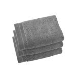 De Witte Lietaer 3 Serviettes invités gris acier - 40x60 cm