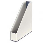 Leitz WOW Dual porte-revues dos de 73 mm Blanc