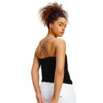 Tommy Jeans Débardeur avec nom de la marque boutonné sur le devant. Noir - Taille 34
