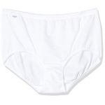 Sloggi Basic+ Midi 4P, Slip Femme, Blanc, Taille 48, Lot de 4