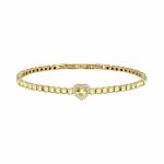 Morellato Bracelet pour femme en Argent 925/1000 Recycl&eacute; serti de zircon - 0.010 g - taille : 17.52CM - SAVB10