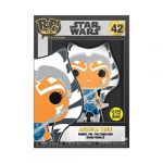 Funko Star Wars Clone Wars - Pin Pin's Pop! Émaillé Ahsoka (Glow-In-The-Dark) 10 Cm