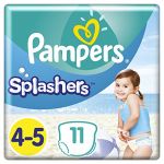 Pampers Splashers taille 4-5 (9-15 kg) - 11 couches-culottes de bain jetables