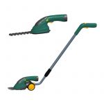 Coupe Bordures + Taille haie Cisaille &agrave; Gazon Sans Fil Batterie Li Ion Manc t&eacute;lescopique FISHTEC