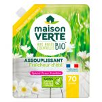 Maison Verte [Lot de 6] Adoucissant aux Huiles Essentielles - Bio - Sans palme - 1.4L