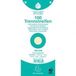 Exacompta Réf. 13375B - Carton de 12 paquets de 100 fiches intercalaires horizontales unies perforées - 105x240mm - Bulle