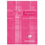 Clairefontaine 6646C - Bloc Metric Pupitre format 105x148, 80 feuilles 90 g/m&sup2; agraf&eacute;es, lign&eacute; 7mm
