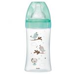 Dodie Biberon anti-colique Initiation+ VERRE 3 vitesses d&eacute;bit 2 - 270ml - VERT OISEAUX