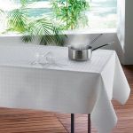 Sous nappe rectangulaire (L140 cm) Bulgo Blanc