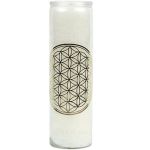 United Labels Bougie en stearine 100 heures - Fleur de la Vie