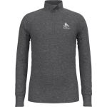 Odlo Active Warm Plus Top Turtle Neck L/S Half-Zip Kids, gris 128 Hauts thermiques ski