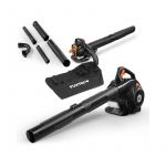 Fuxtec Souffleur aspirateur broyeur thermique professionnel 3en1 - 2 temps 25,4cm3 FX-LBS126P