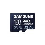 Samsung Carte mémoire micro SD PRO Ultimate 128 Go + lecteur USB