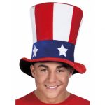 Chapeau Haut De Forme Usa adulte,