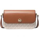 Michael Kors Sac Pochette - Jet Set Travel - Cuir - Marron - Zipp&eacute;e