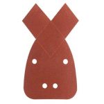 Bosch 2609256A70 FEUILLES ABRASIVES POUR PONCEUSES MULTI 90 X 135 NOMBRE DE TROUS 4 GRAIN 120 LOT DE 5 FEUILLES