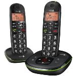 Doro PhoneEasy 105wr duo - Téléphone sans fil avec répondeur 2 combinés