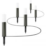 Osram Lampe de jardin LED LED int&eacute;gr&eacute;e 6.5 W Endura&reg; Garden Pole 4058075125056 blanc chaud gris fonc&eacute; set de 5