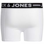 Jack & Jones Junior Sense Trunks 3-Pack Noos Jr Short, Noir (Black Detail: Black & Black), 140 (Lot de 3) Garçon