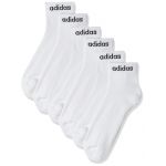 Adidas Mixte Set Di 3 Paia Di Calzini Socks, white/black, S EU