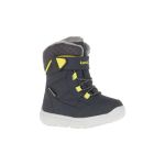 Kamik Bottes de neige Stance2 unisexes pour enfant, Bleu marine/jaune, 22 EU