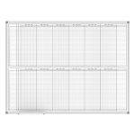 Maul Tableau planning, planning annuel, 2 x 6 mois, largeur