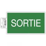Exacompta Panneau adhésif Sortie 20cm - Vert - Lot de 5