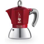 Bialetti Cafetière 2 tasses Moka Induction Rouge 0006942