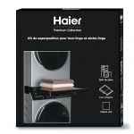 Haier Accessoire pour sèche-linge HASTKU10FB - Kit de superposition noir