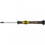 Wera Tournevis &eacute;lectronique ESD cruciforme PH, Dimensions : PH 1, Long. de la lame 80 mm, Long. totale 177 mm -