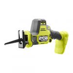 Ryobi Scie sabre compact sans fils 18 volts ONE+, Brushless, pour coupe d'acier, plastique, bois, course 32mm, (sans batterie ni chargeur) - RRS18CBL-0