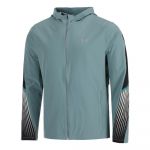 Under Armour Velociti Storm Hooded Veste Running Hommes - Bleu Gris, Noir, Taille S