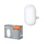 Ledvance Applique/plafonnier Bulkhead 4 W/7 W/9 W CCT blanc, 500-840 lm, 3 000-6 500 K, IP65, résistant aux chocs IK06
