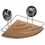 Etagère d'Angle de Douc "Ventouse" 26cm Naturel Prix