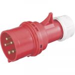 Chappee Connecteur mâle CEE 32 A 5 pôles PCE 025-6 400 V rouge 1 pc(s)