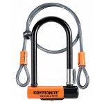 Kryptonite Evolution 7 Antivol Mixte Adulte, Noir/Orange