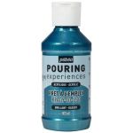 Pebeo Peinture Acrylique Pouring - 118 ml Bleu Cobalt Métallique