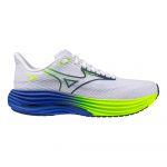 Mizuno Wave Rider 29 Chaussure de running sans stabilisateurs Hommes-blanc, bleu, Pointure 45